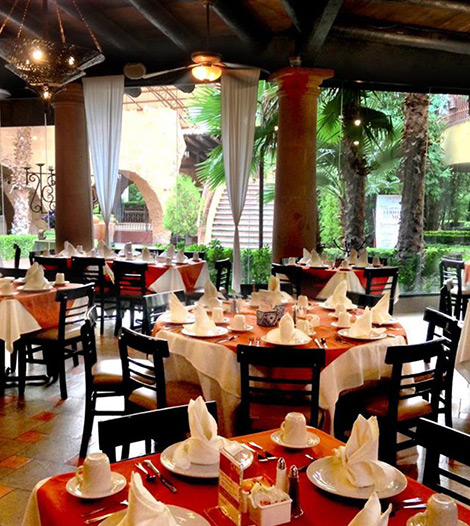 Terraza Jardín, Distintivo “H, restaurantes para eventos