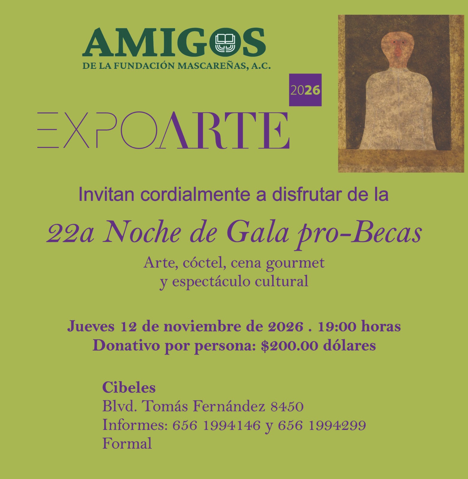 Expoarte 2026: Noche de Arte y Cultura de la Fundación Mascareñas
